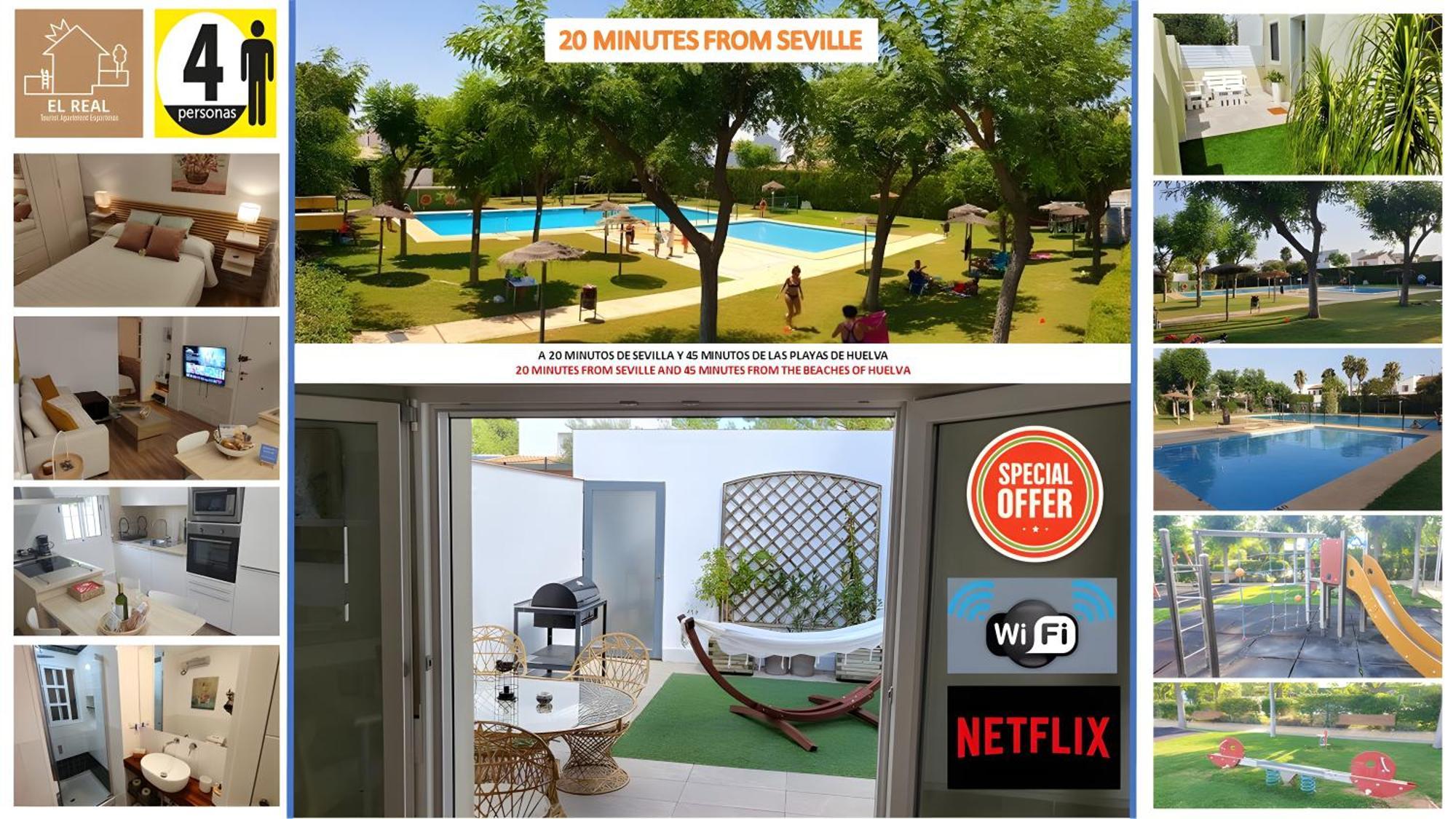 Apartamento El Real - Espartinas - Sevilla Eksteriør billede