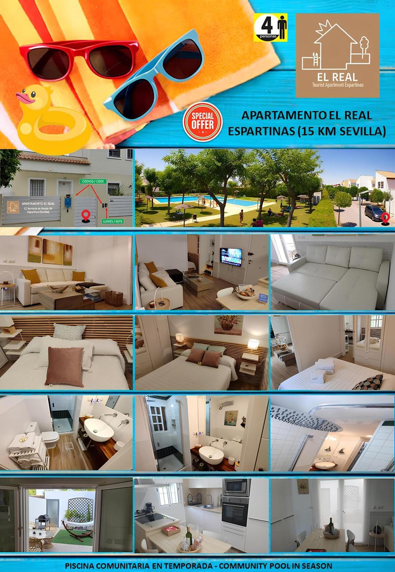 Apartamento El Real - Espartinas - Sevilla Eksteriør billede